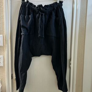 Free People Black Harem Style Pants